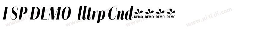 FSP DEMO   lltrp Cnd字体转换